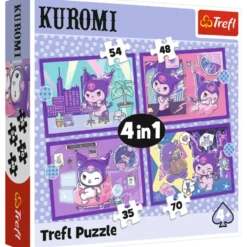 Puzzle 4w1 Dzień Kuromi Hello Kitty