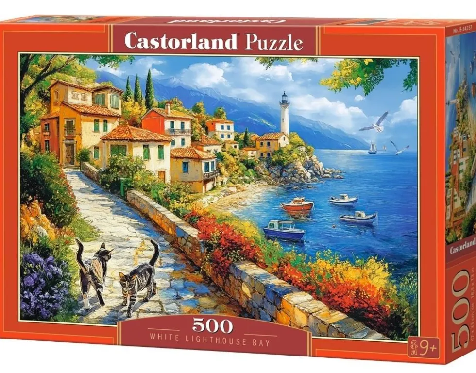 Puzzle 500 White Lighthouse Bay