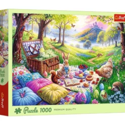 Puzzle 1000 Wielkanocny Piknik na łące