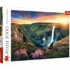 Puzzle 2000 Wodospad Haifoss, Islandia