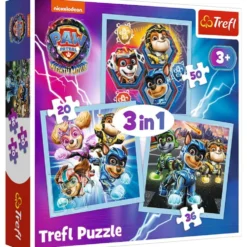 Puzzle 3w1 Psi Patrol - Moc Mighty Pups