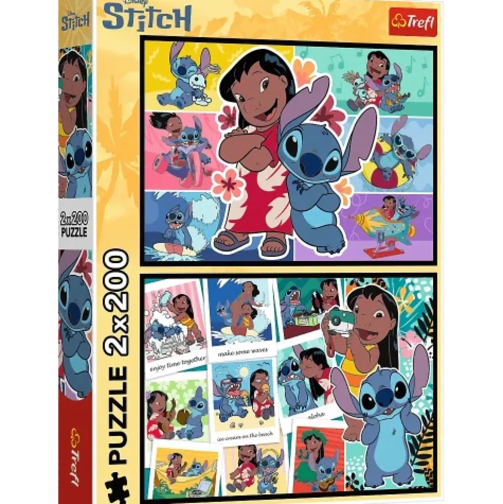 Puzzle 2w1 Wesołe życie Stitcha