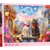 Puzzle 500 Zakochane mruczki