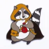 Quest's Reward Fine Art Pins: Dash Slientpaw-Raccoon Rogue
