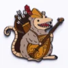 Quest's Reward Fine Art Pins: Melody Nightsong-Opossum Bard