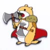 Quest's Reward Fine Art Pins: Wyatt Rumblepelt - Prairie Dog Barbarian