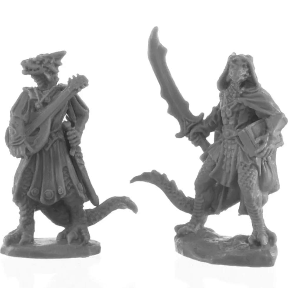 Reaper Miniatures: Dragonfolk Bard and Thief