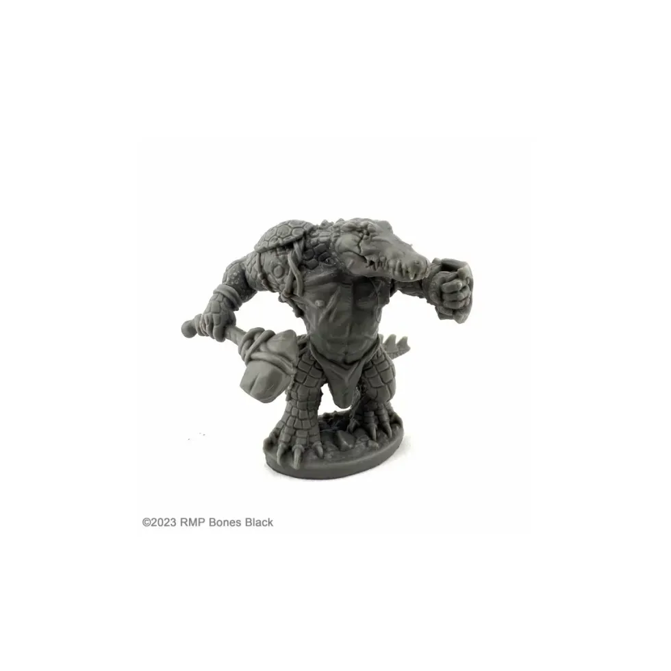 Reaper Miniatures: Gatorman w/ Ax and Buckler