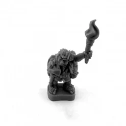 Reaper Miniatures: Gus Greenweevil, Halfling Henchman (Bones Black)