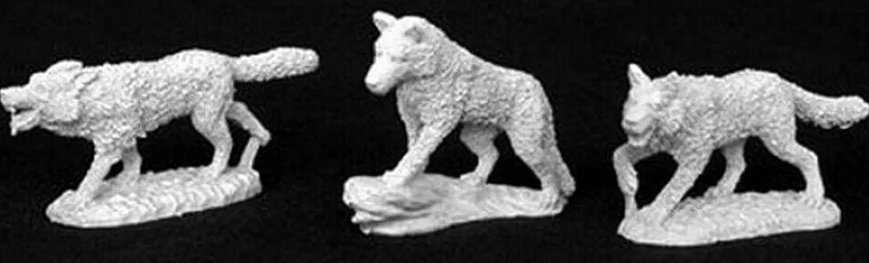 Reaper Miniatures: Wolf Pack (3 elementy)