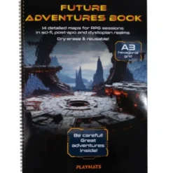 RPG Book: Future Adventures - A3 siatka heksagonalna