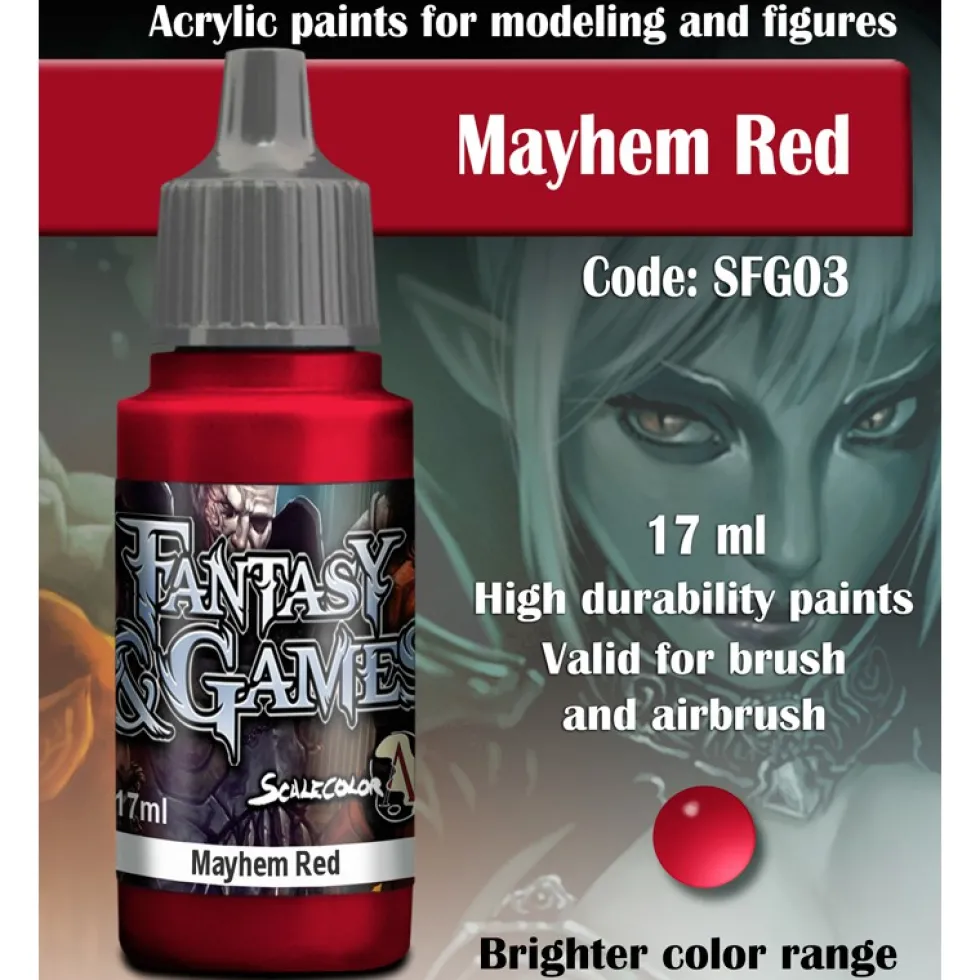Scalecolor: Fantasy & Games - Mayhem Red