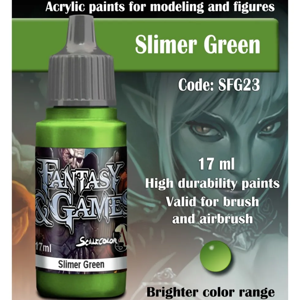 Scalecolor: Fantasy & Games - Slimer Green