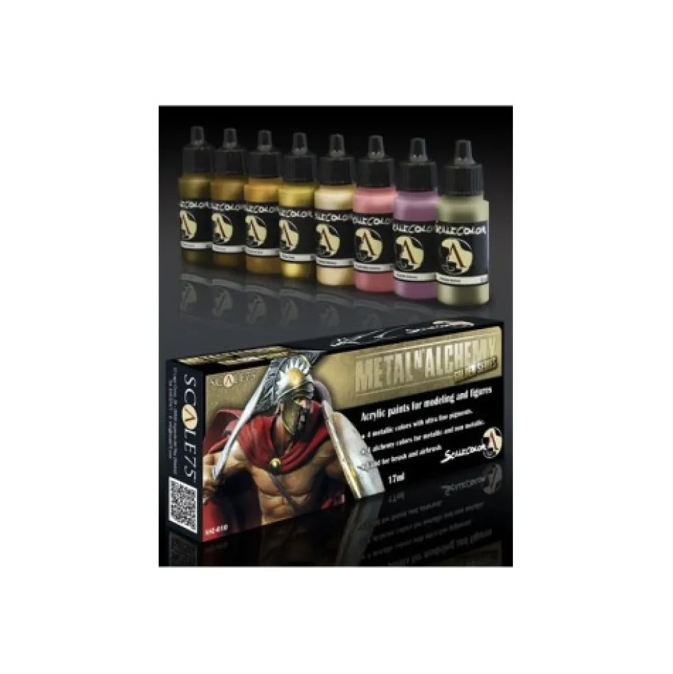Scalecolor: METAL and ALCHEMY GOLDEN Paint Set