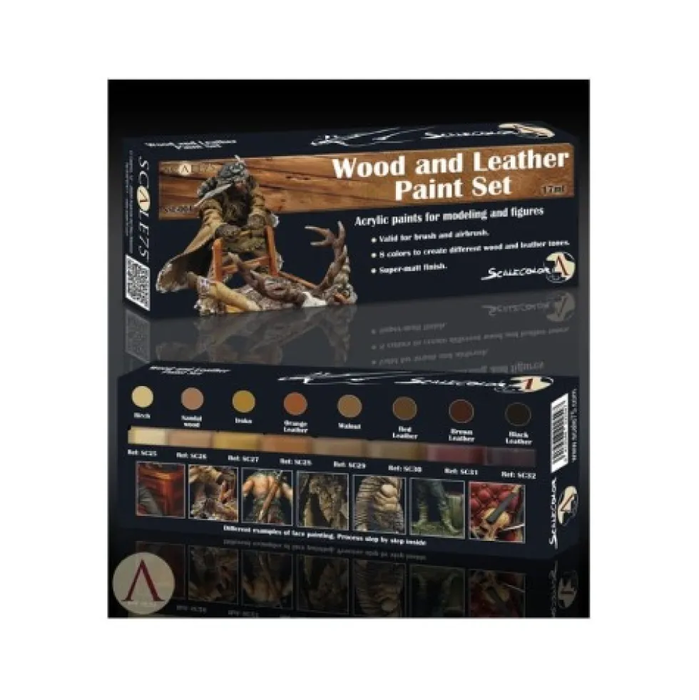 Scalecolor: Wood and Leather Paint set