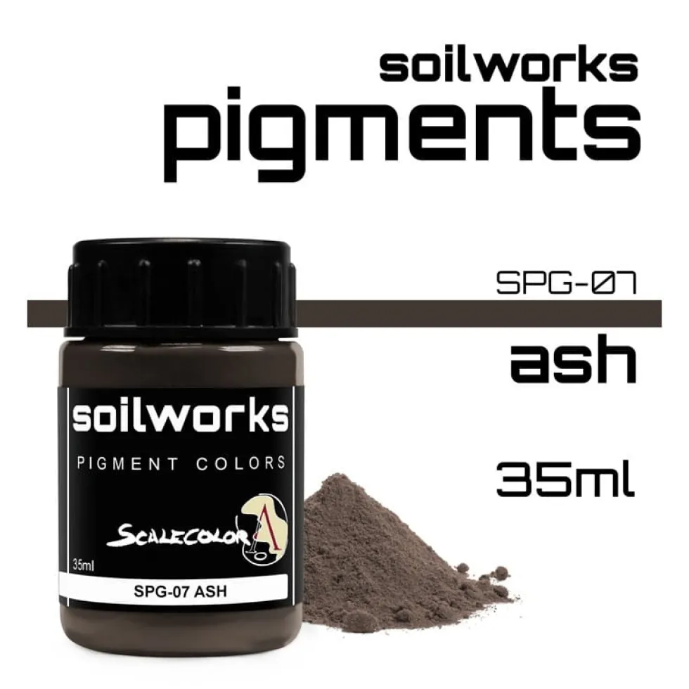 Scale75 Soil works: Ash pigment
