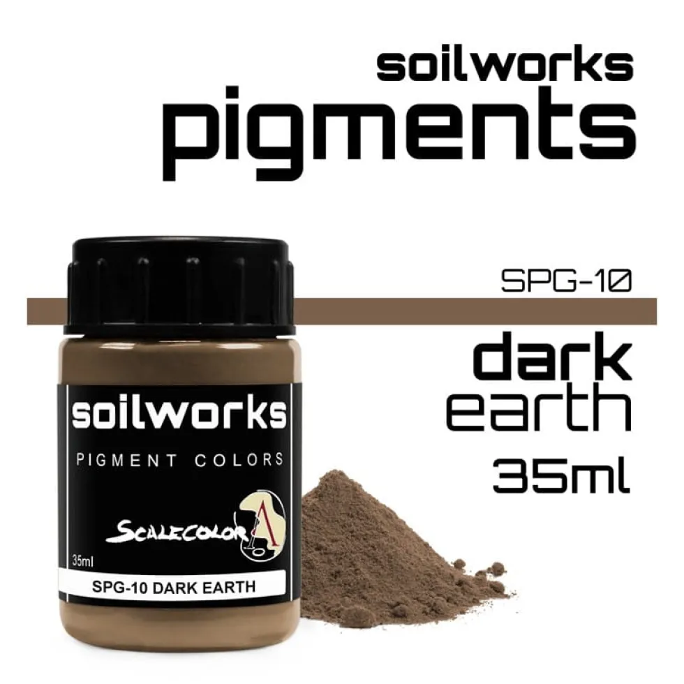 Scale75 Soil works: Dark Earth pigment