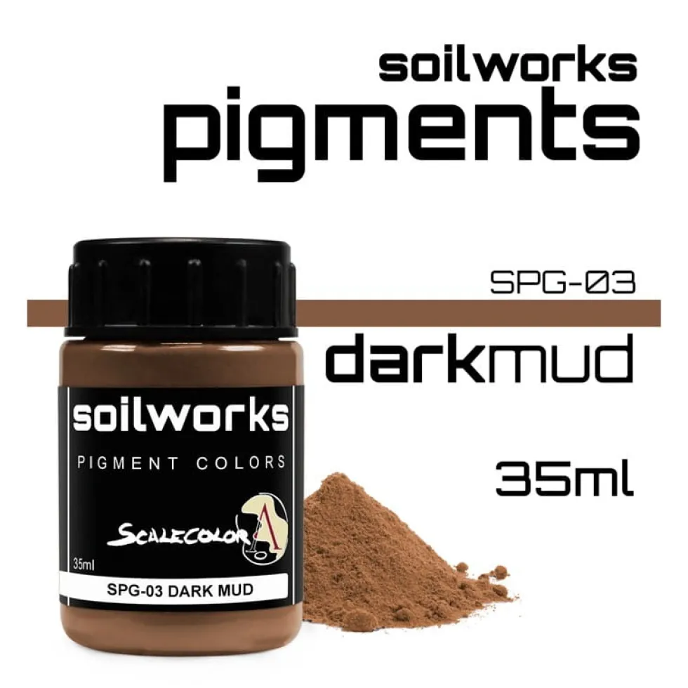 Scale75 Soil works: Dark Mud pigment