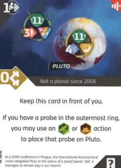 SETI: Search for Extraterrestrial Intelligence - Pluto Promo Card