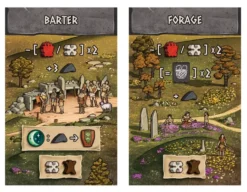 Skara Brae: KS Promo Action Tiles – Barter & Forage