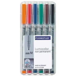 Staedtler: Lumocolor - Markery niepermanentne (6 sztuk)