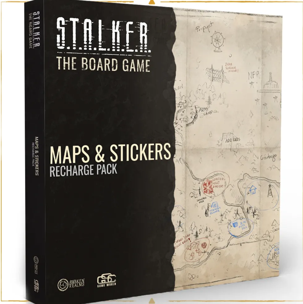 S.T.A.L.K.E.R. The Board Game: Maps & Stickers Recharge Pack (Stalker)