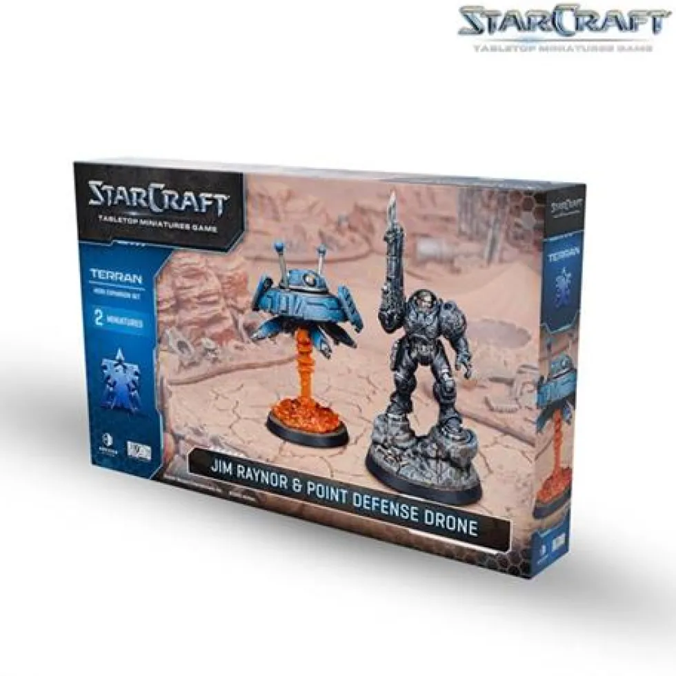 StarCraft: Jim Raynor & Point Defense Drone (Terran)