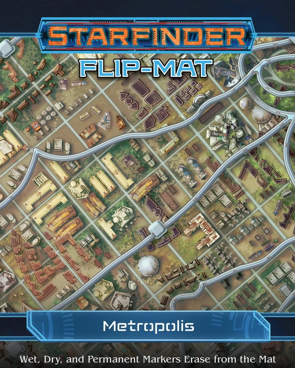 Starfinder RPG: Flip-Mat - Metropolis