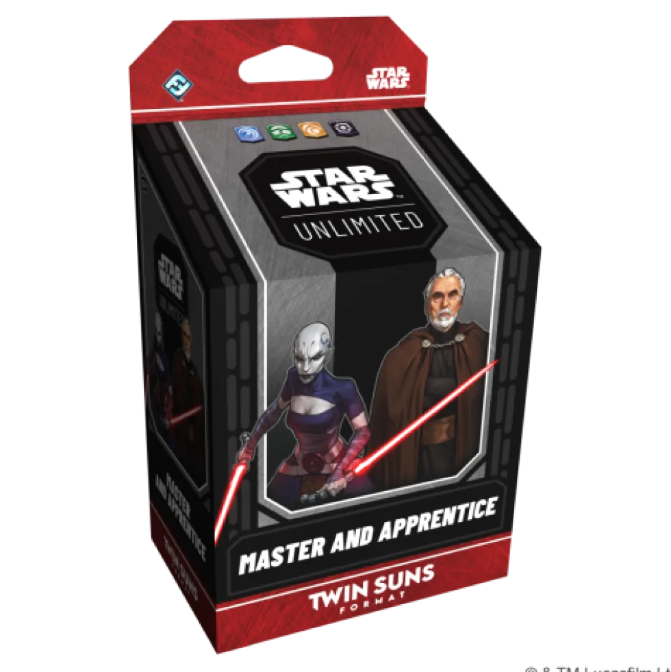 Star Wars: Unlimited Card Game - Twin Suns Format - Master and Apprentice - Dooku and Asajj