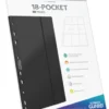 Strona do klasera Ultimate Guard 18-Pocket Side-Loading - 10 sztuk - black