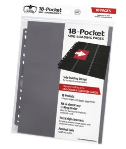 Strona do klasera Ultimate Guard 18-Pocket Side-Loading - 10 sztuk - grey