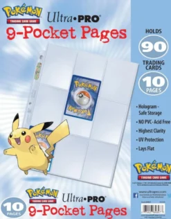 Strona do klasera Ultra-Pro na karty Pokémon - 10 sztuk