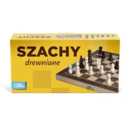 Szachy drewniane w skrzynce (29cm)