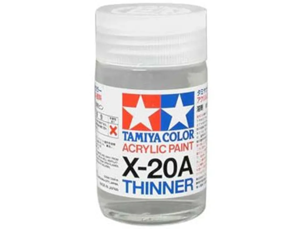 Tamiya Color Mini: X-20A Acrylic Thinner (46 ml)