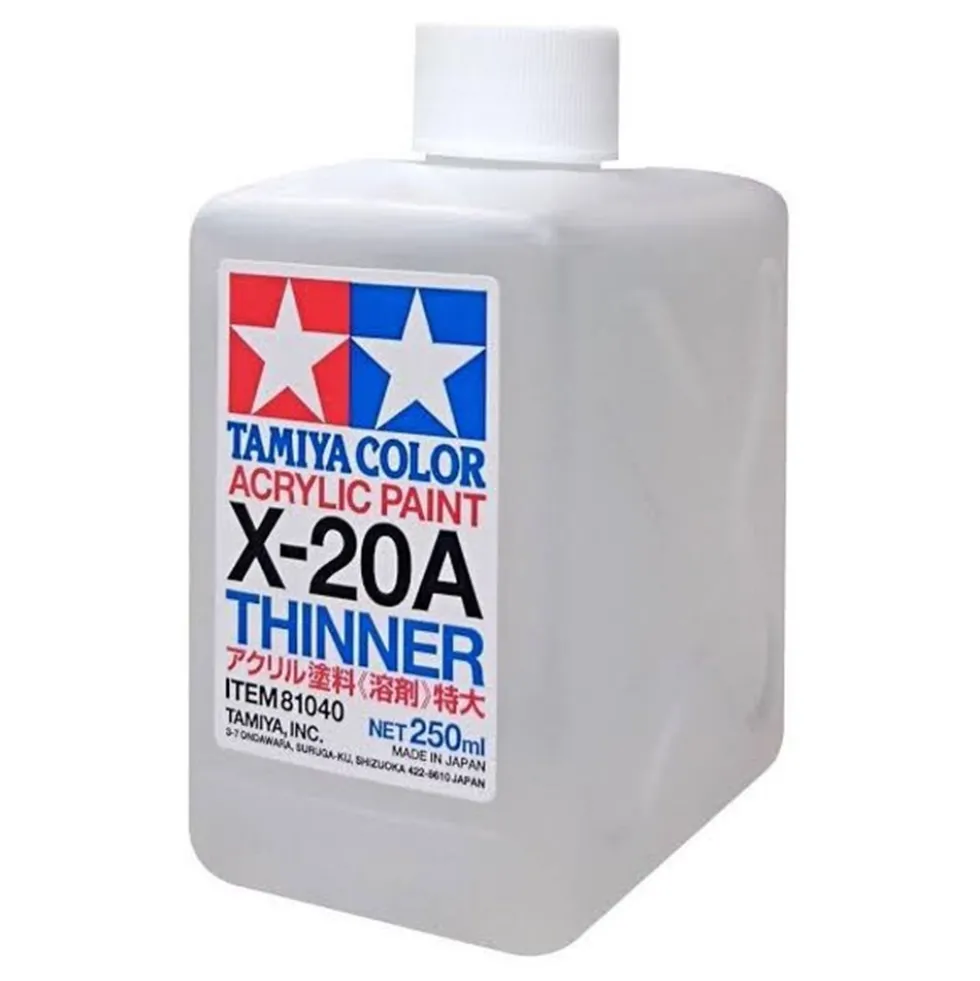 Tamiya Color Mini: X-20A Acrylic Thinner (250 ml)