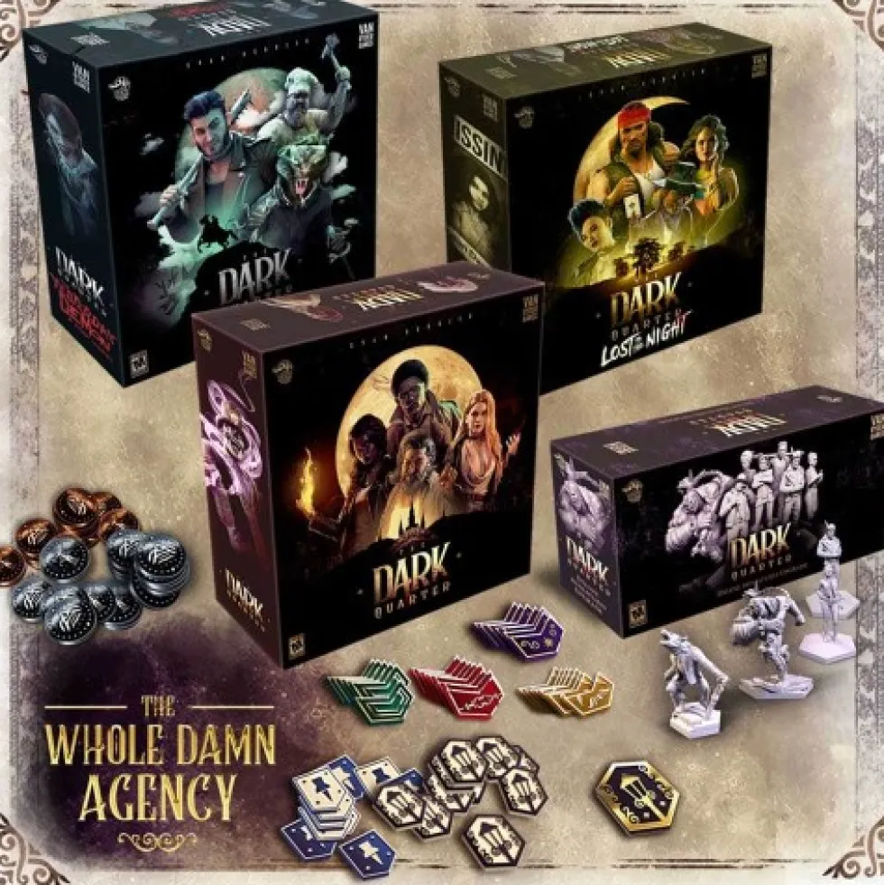 The Dark Quarter: The Whole Damn Agency Pledge (edycja Kickstarter)