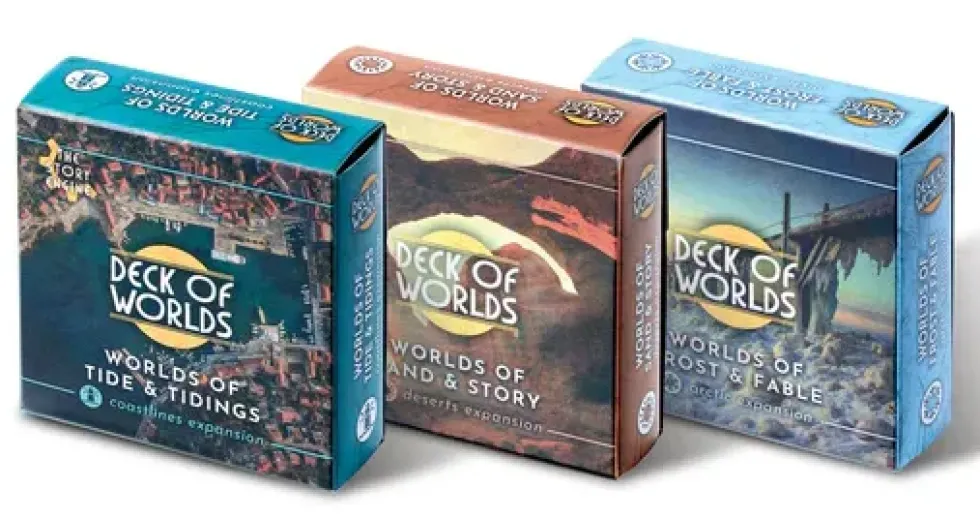 The Story Engine: Deck of Worlds - Cartography Worldbuilding Expansion Set