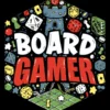 T-shirt: Board Gamer - L