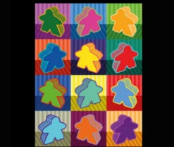 T-shirt: Pop Meeple - damski XL