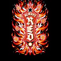 T-shirt: Red - M