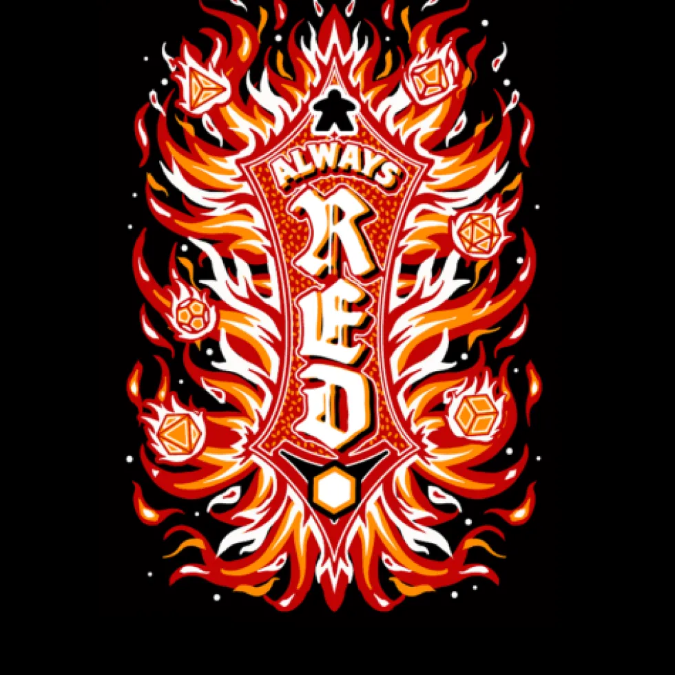 T-shirt: Red - S