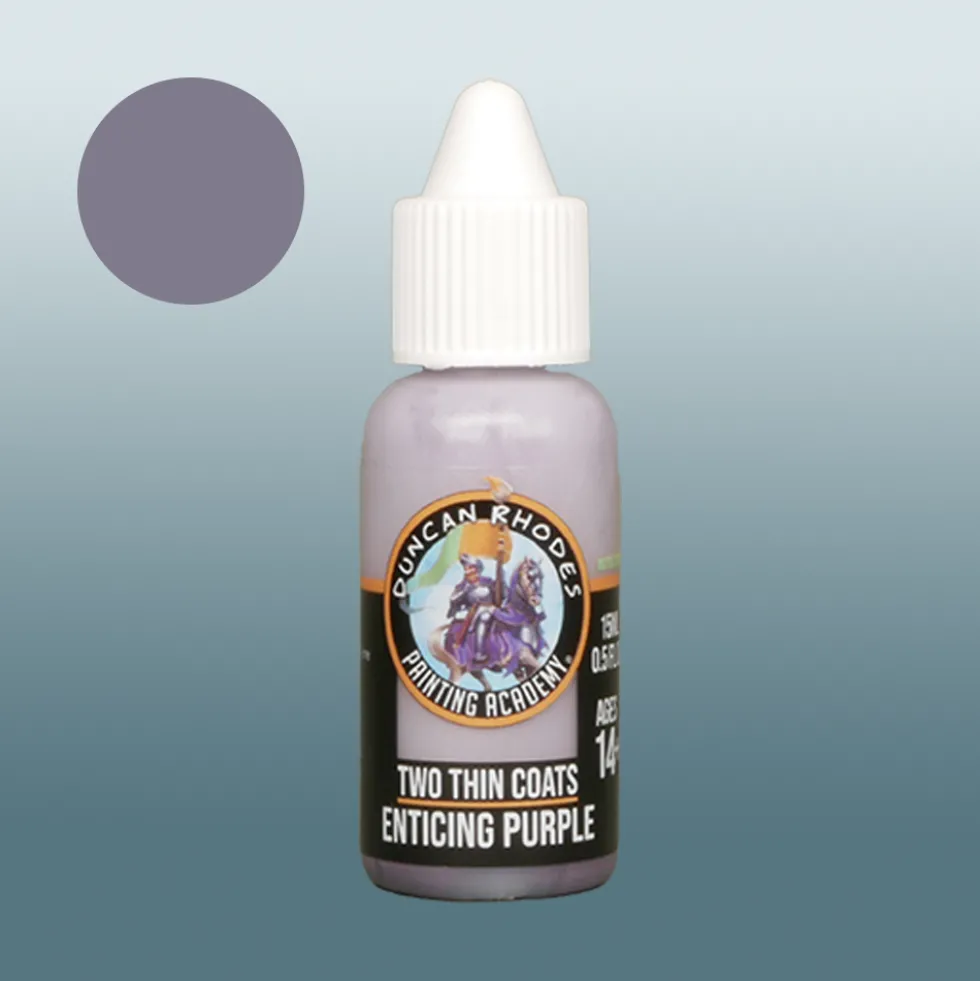 Two Thin Coats: Enticing Purple