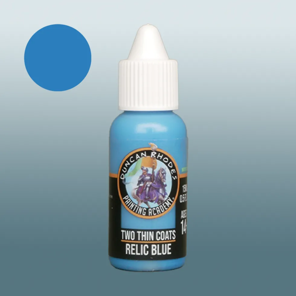 Two Thin Coats: Relic Blue