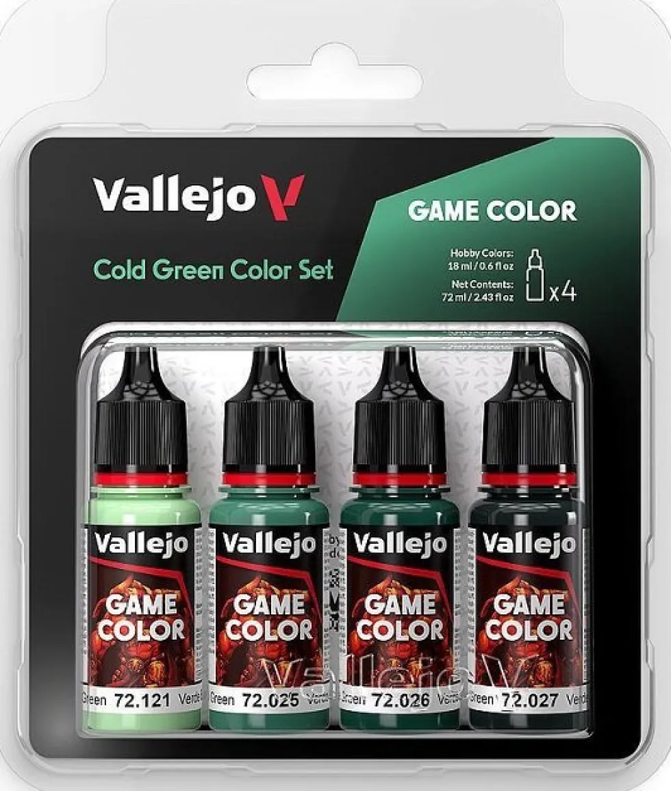 Vallejo: Game Color Cold Green Color Set