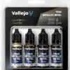 Vallejo: True Metallic Metal - Aged Metal Paint Set