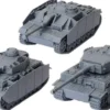 World of Tanks: Gra Figurkowa - German - Tank Platoon (Panzer IV H, Tiger I, StuG III G)
