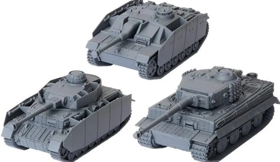 World of Tanks: Gra Figurkowa - German - Tank Platoon (Panzer IV H, Tiger I, StuG III G)
