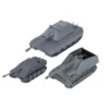 World of Tanks: Gra Figurkowa - German Tank Platoon 4 (Nashorn, E-100, Jagdpanther) (uszkodzone)