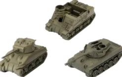 World of Tanks: Gra Figurkowa - USA - Tank Platoon (M4 Sherman, M7 Priest, M18 Hellcat)