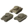 World of Tanks: Gra Figurkowa - USA - Tank Platoon (M4A3E8 Sherman, M26 Pershing, M24 Chaffee)